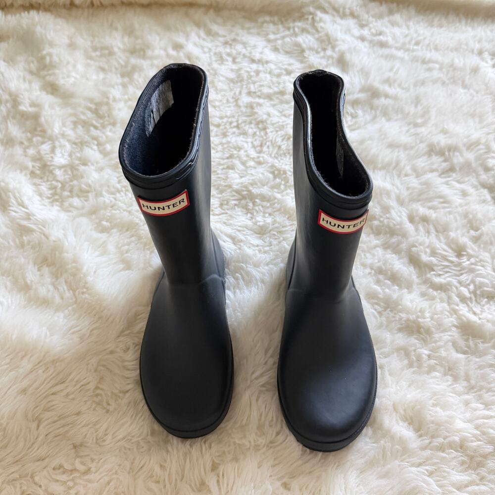 Hunter Kids First Classic Rain Boot in Black